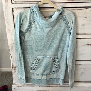Roxy Light Blue Hooded Sweatshirt